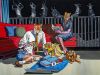 Deborah Sengl, aus der Serie "Trouble in Paradise", 2025, Foto: Deborah Sengl, Bildrecht
